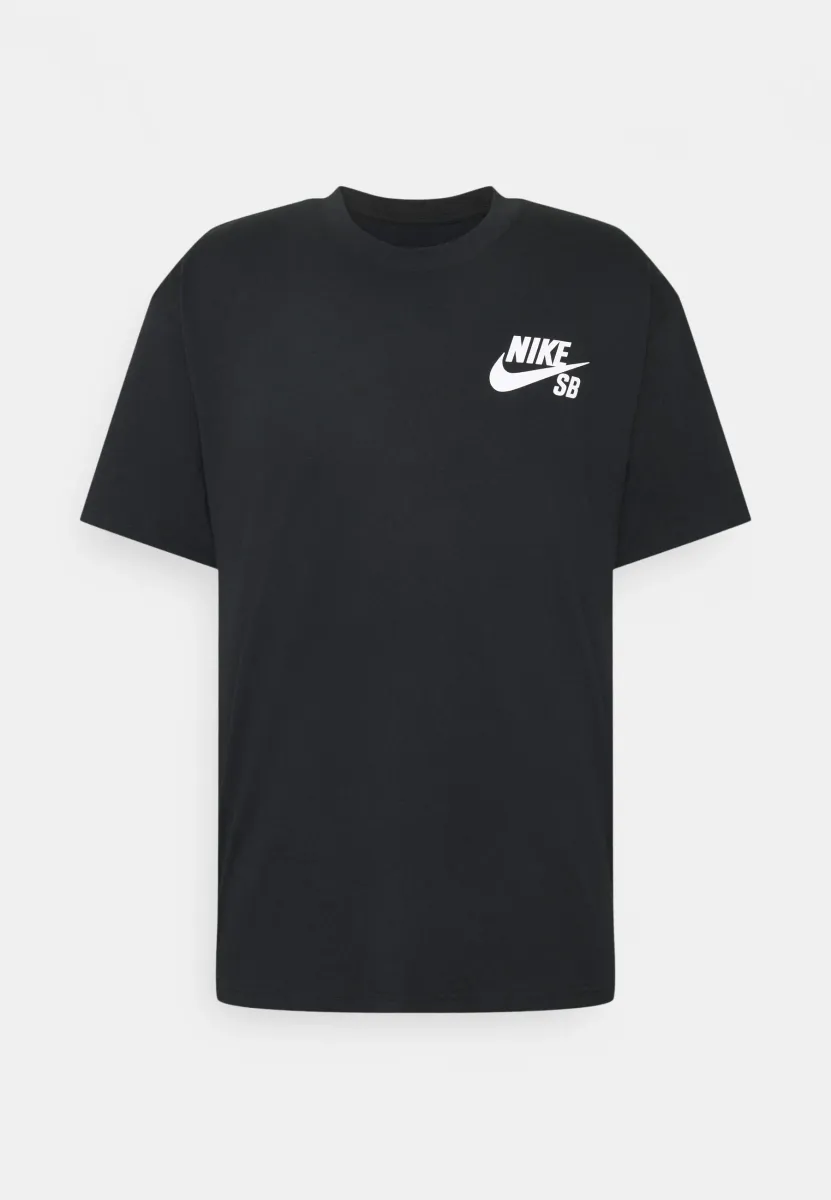 T-Shirt print - black/white