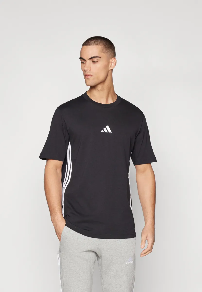T-Shirt print - black/white