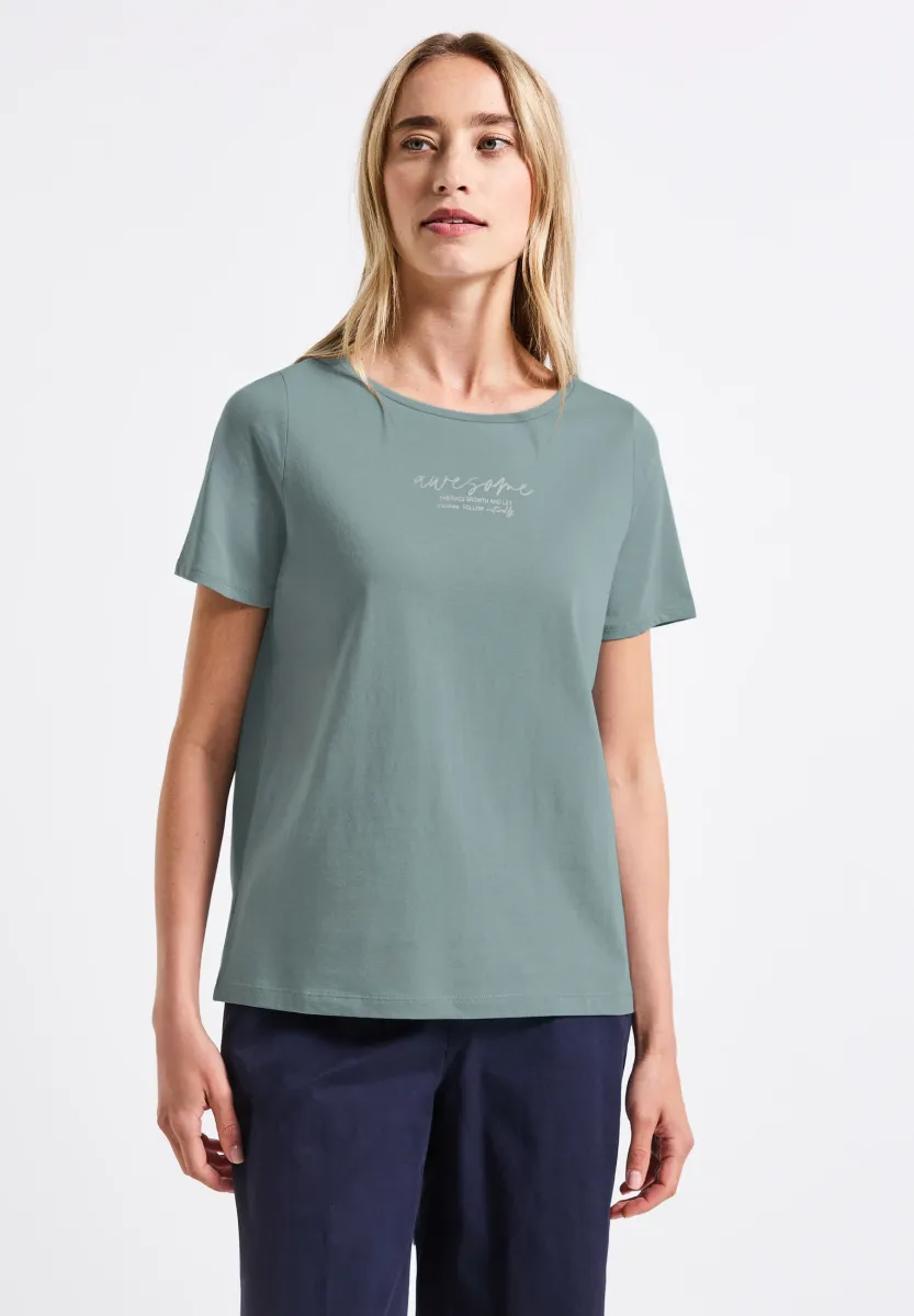 T-Shirt print - blau