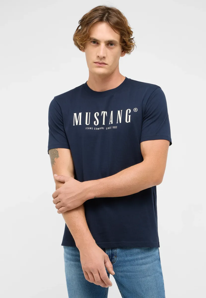 T-Shirt print - blau