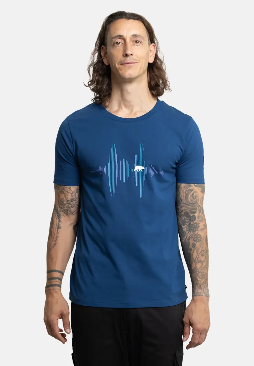 T-Shirt print - blau