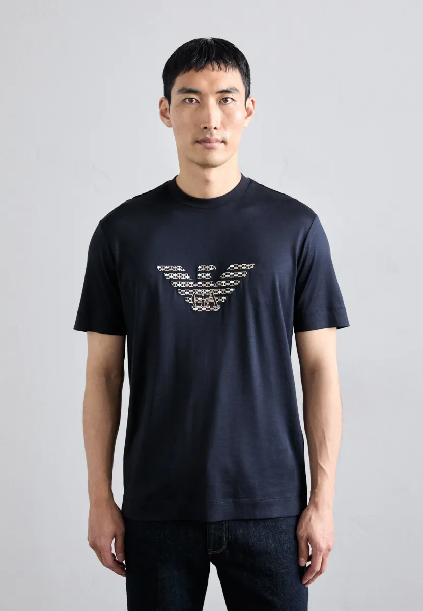 T-Shirt print - blu navy