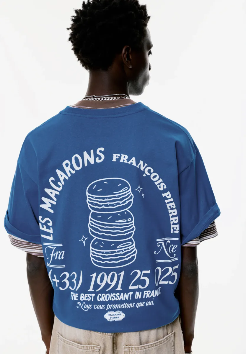 T-Shirt print - blue