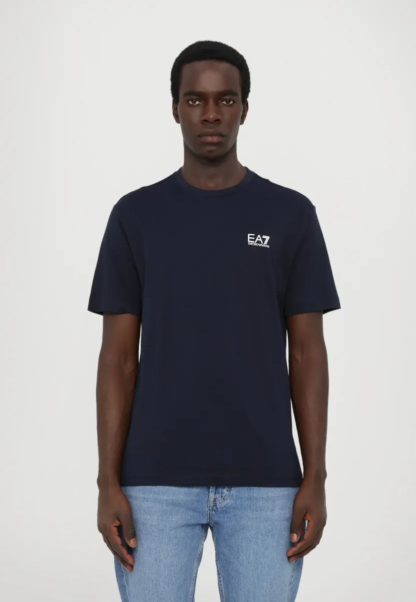 T-Shirt print - blue/white