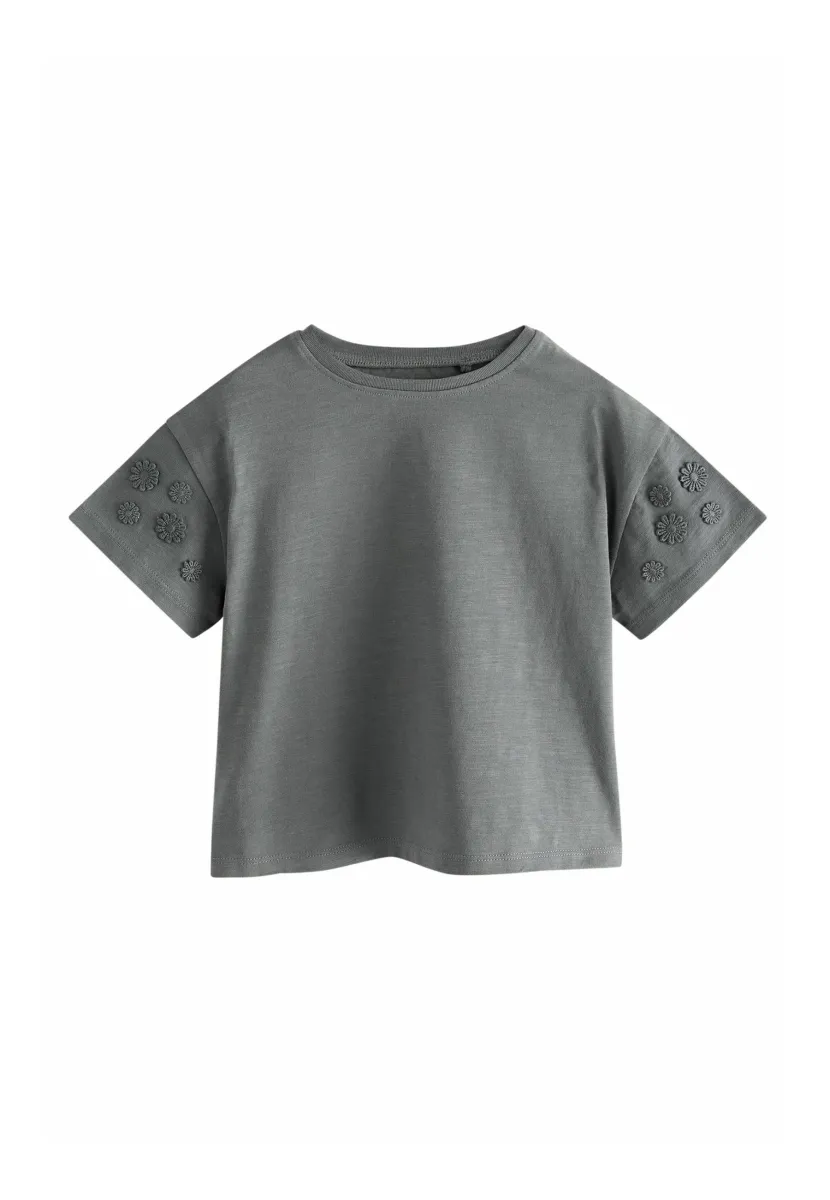 T-Shirt print - charcoal grey