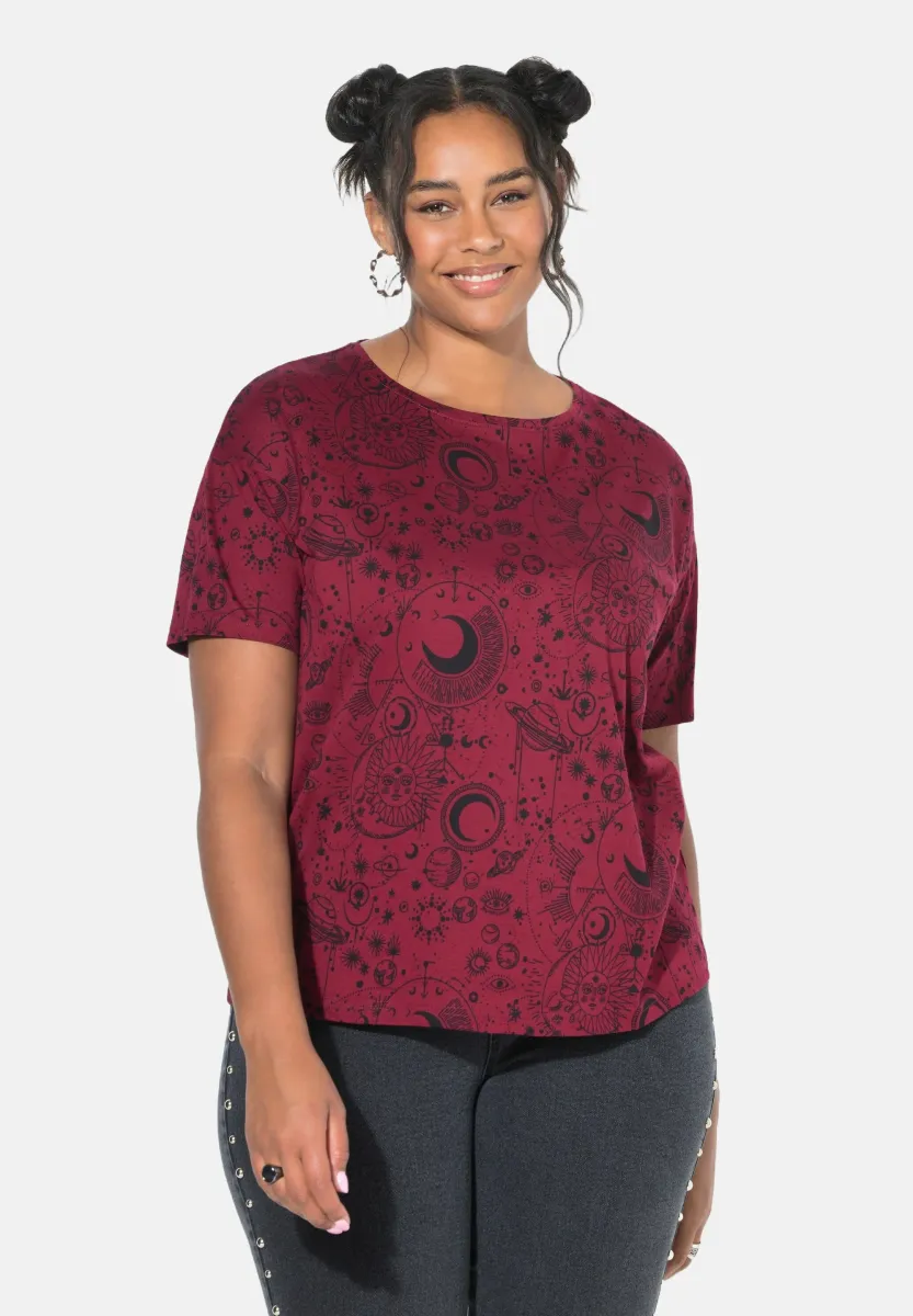 T-Shirt print - claret