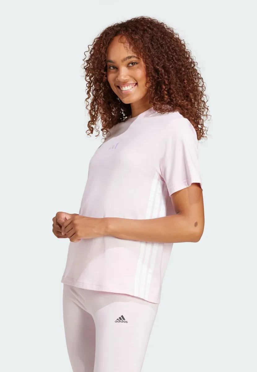 T-Shirt print - clear pink   white