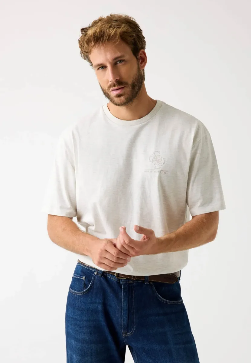 T-Shirt print - creme