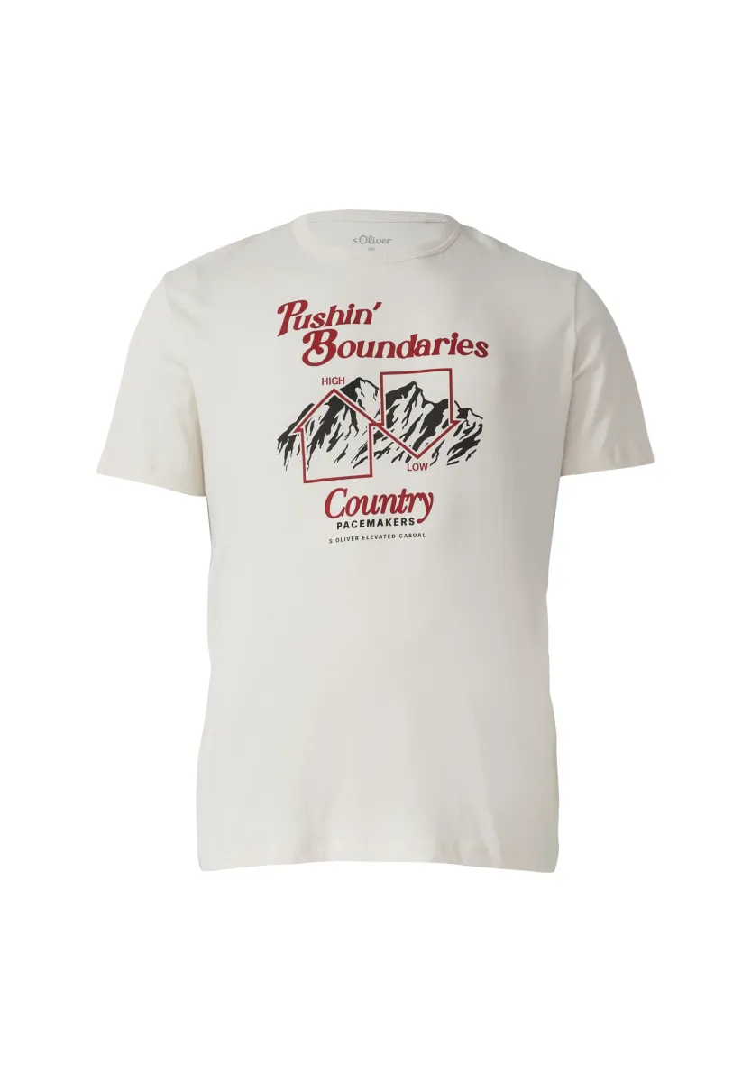 T-Shirt print - creme