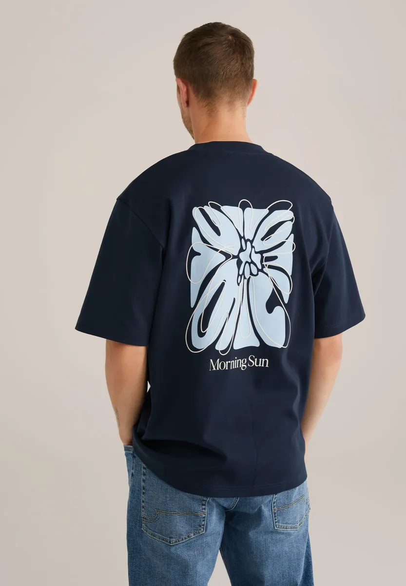 T-Shirt print - dark blue