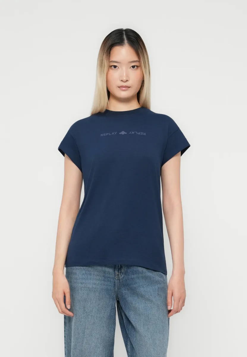 T-Shirt print - dark blue