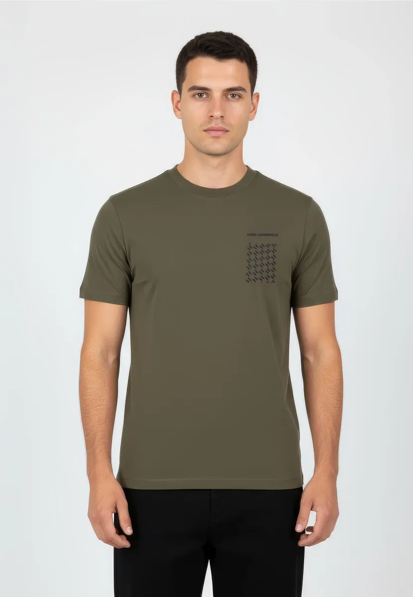 T-Shirt print - dark green