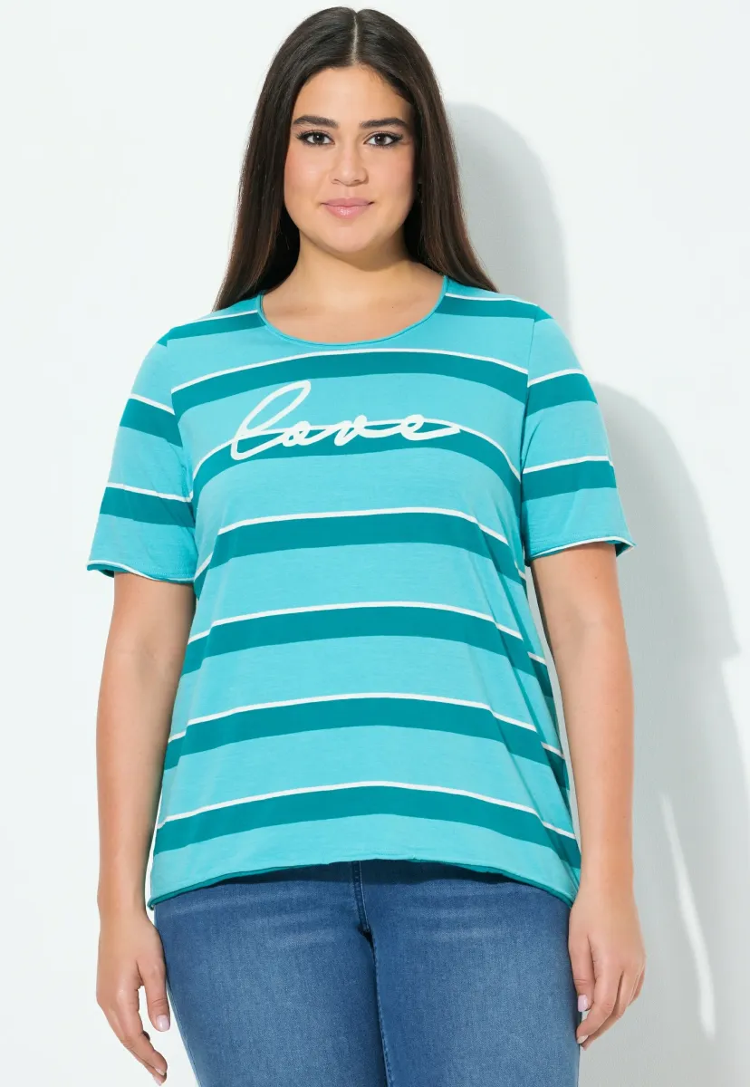 T-Shirt print - deep aqua
