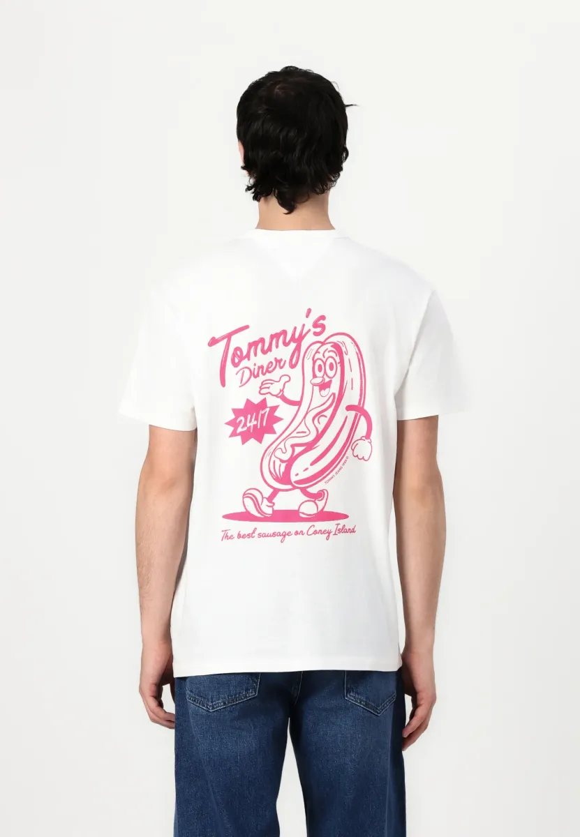 T-Shirt print - ecru