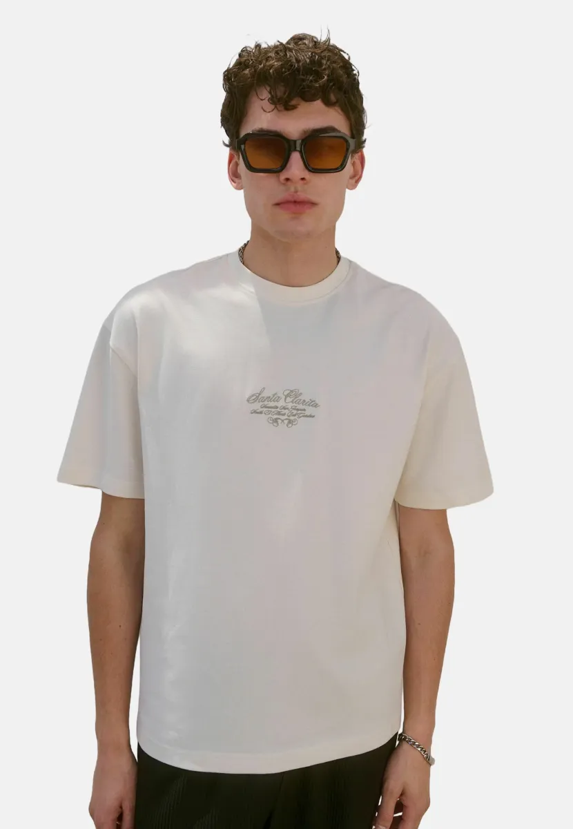 T-Shirt print - ecru