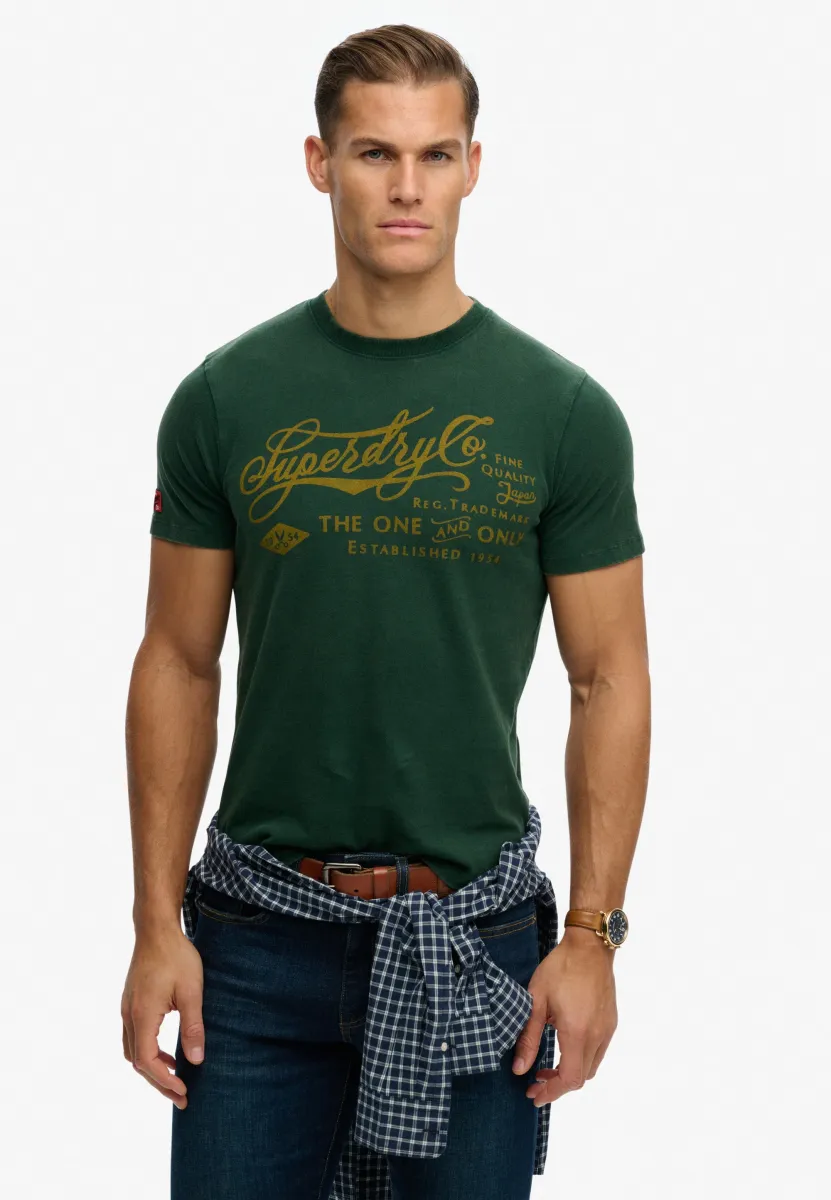 T-Shirt print - enamel green