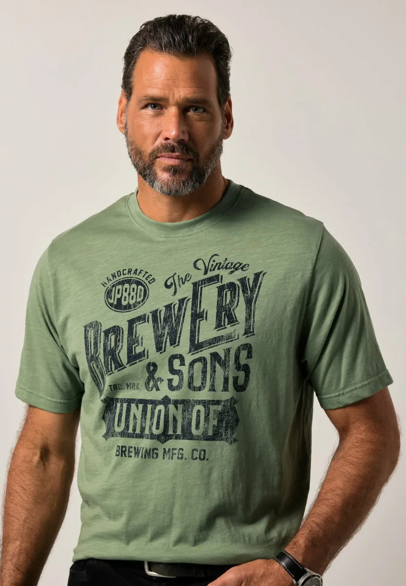 T-Shirt print - eucalyptus green