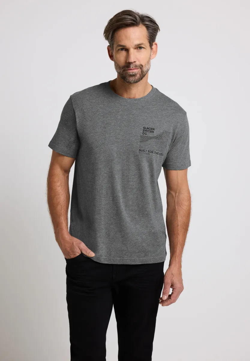 T-Shirt print - grau