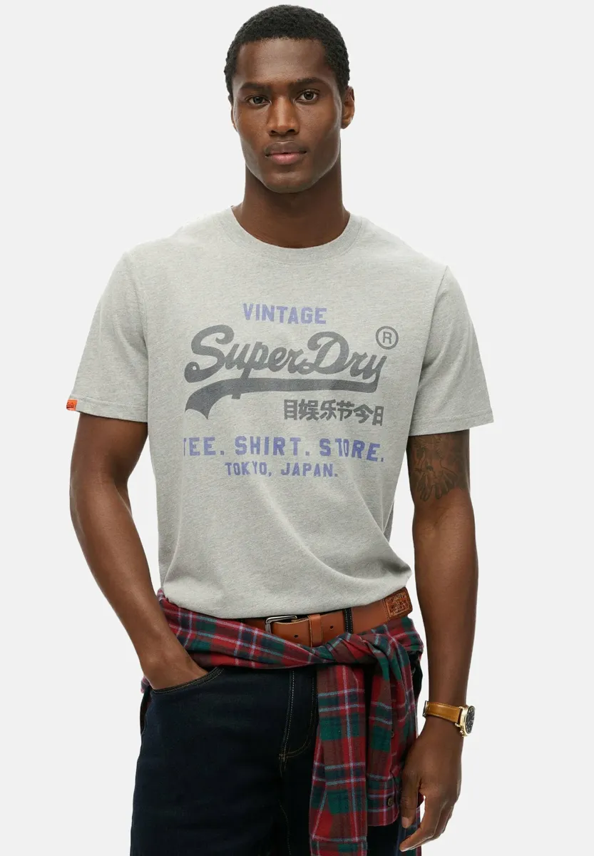 T-Shirt print - grau