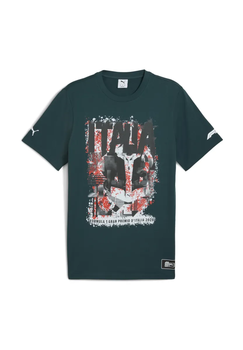 T-Shirt print - green terrain