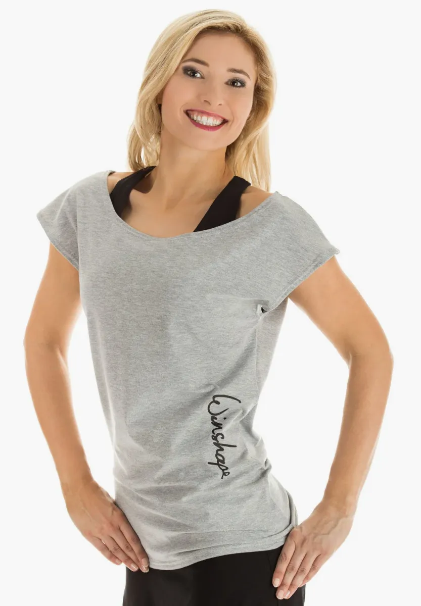 T-Shirt print - grey melange
