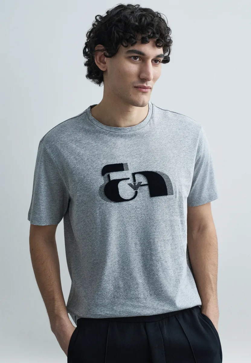 T-Shirt print - grey