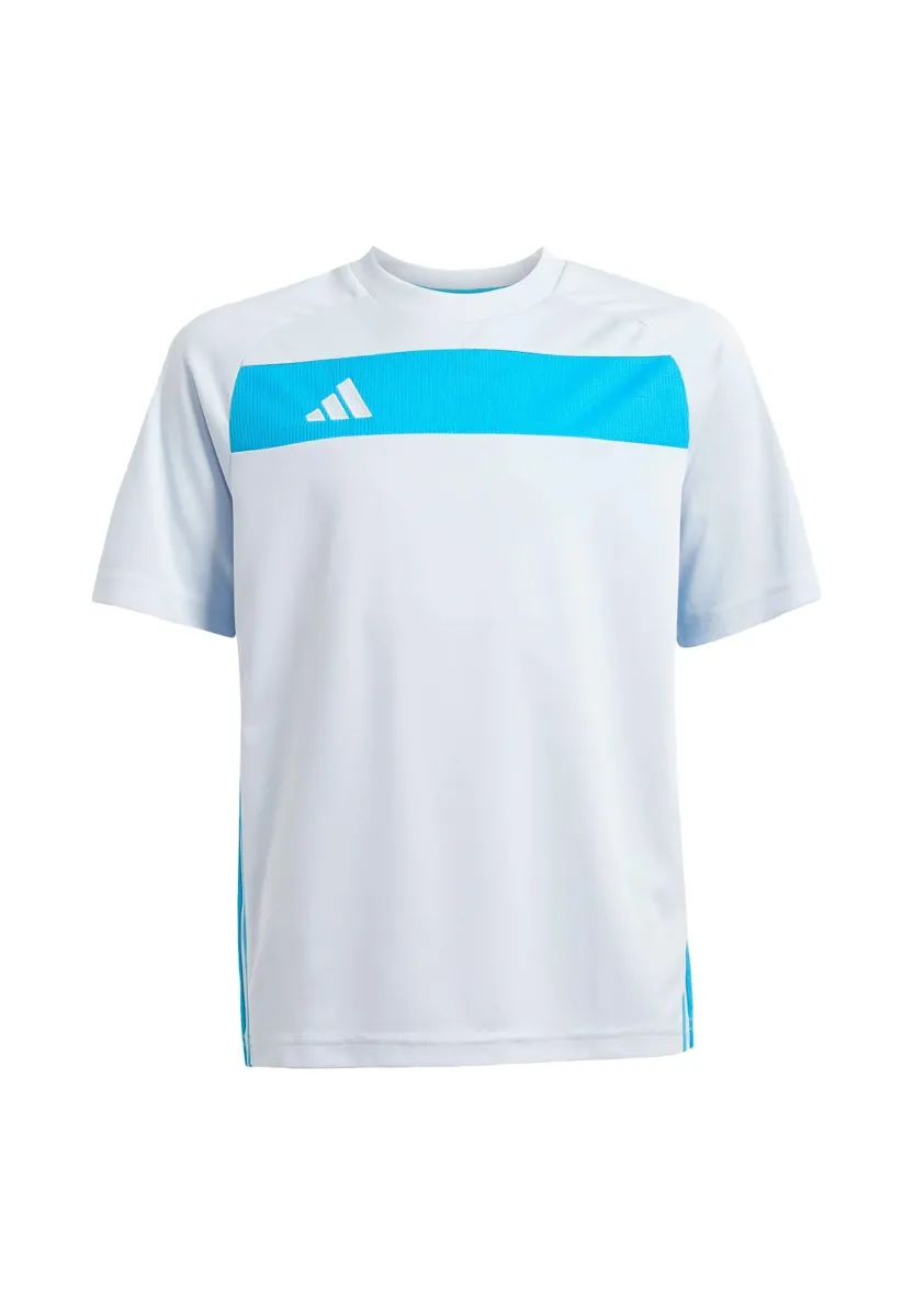 T-Shirt print - halo blue shock cyan white