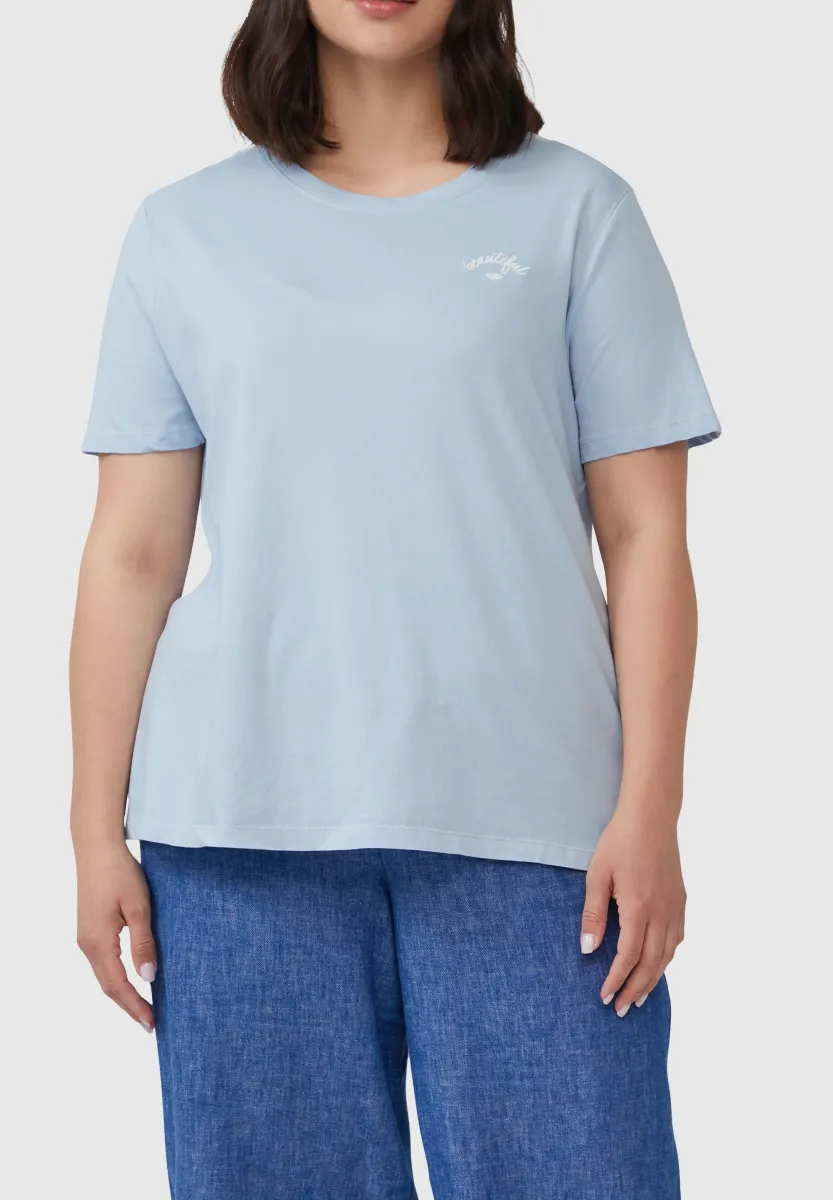 T-Shirt print - hellblau