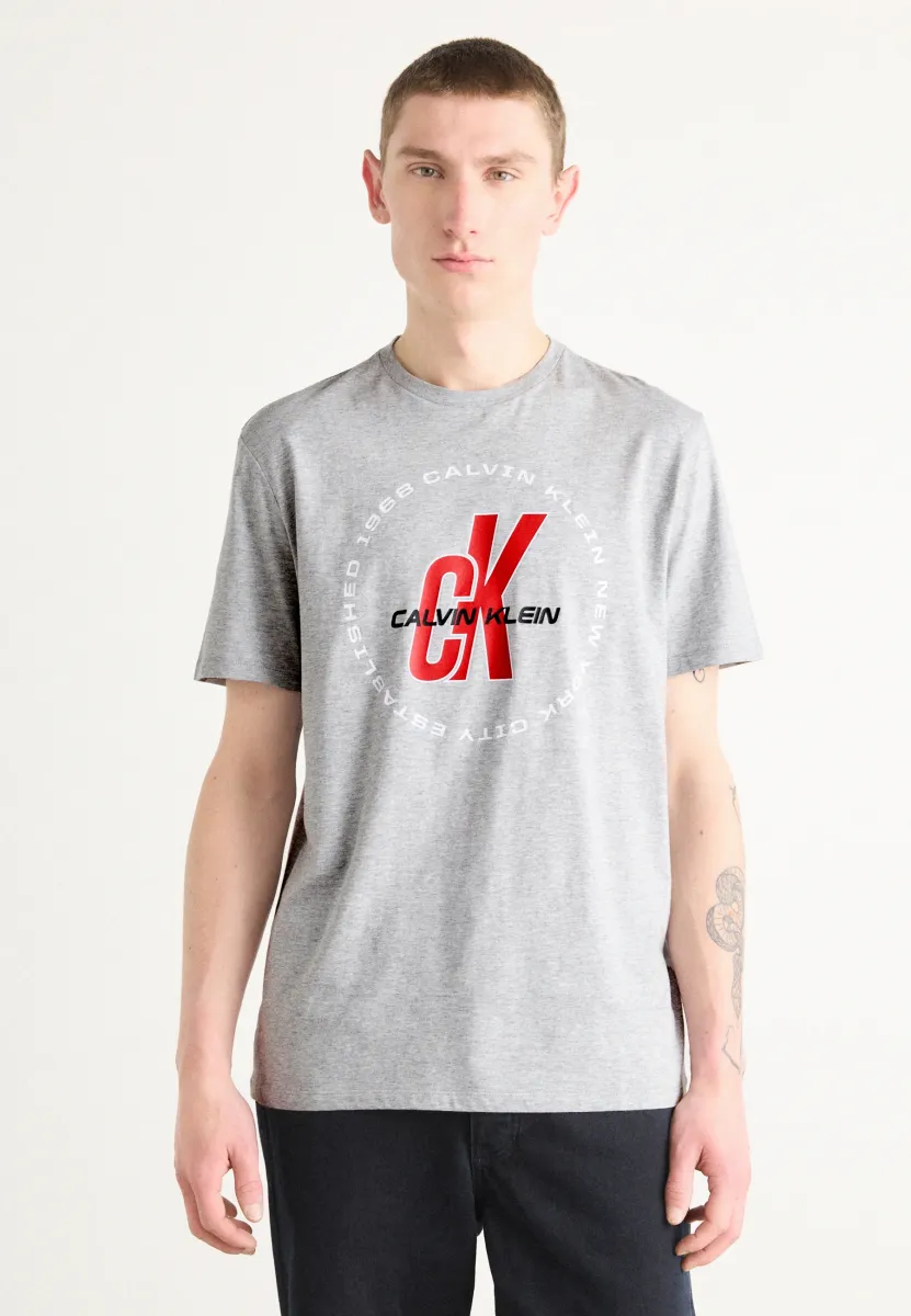 T-Shirt print - heroic grey heather