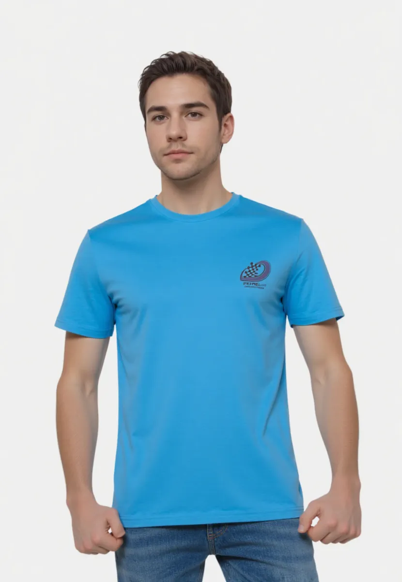 T-Shirt print - indie blue