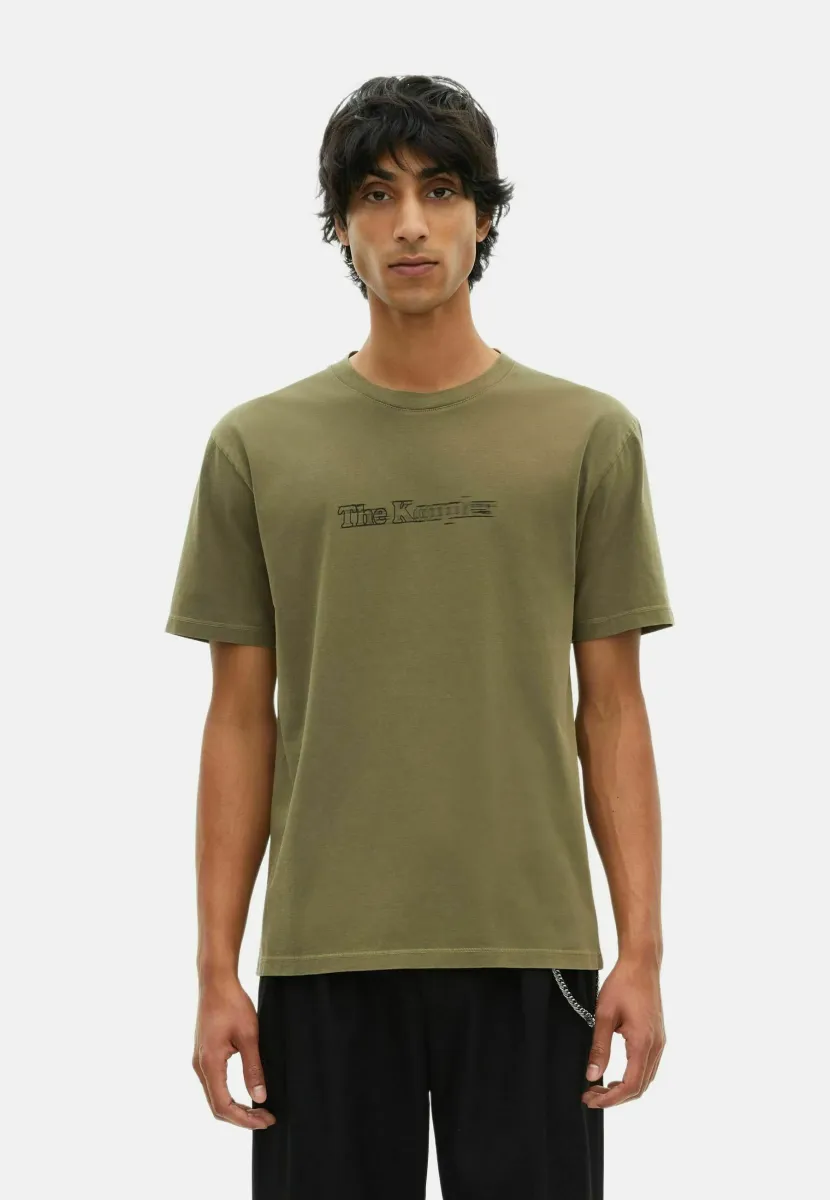 T-Shirt print - kaki