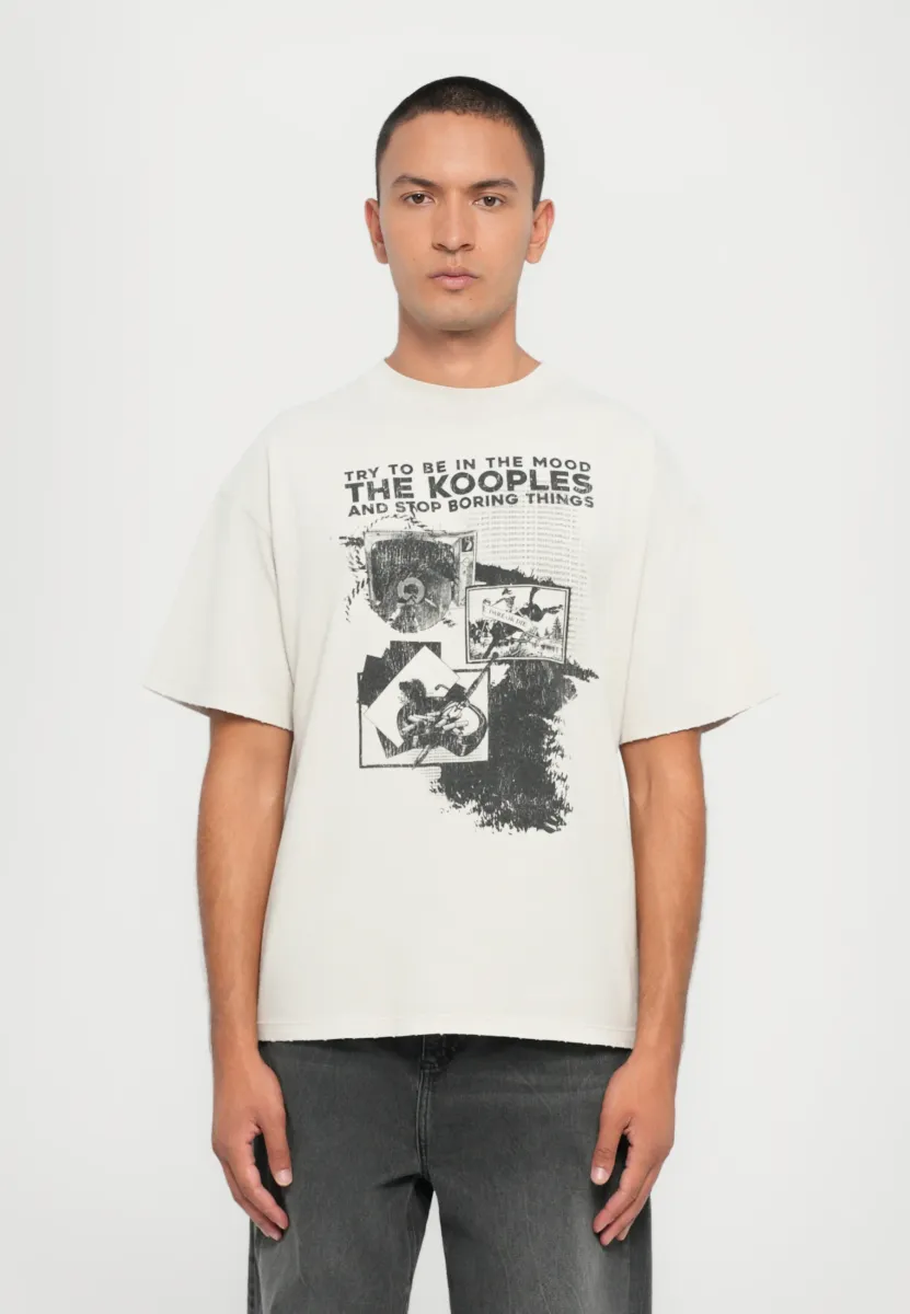 T-Shirt print - light grey