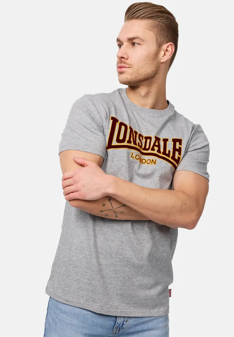 T-Shirt print - marl grey