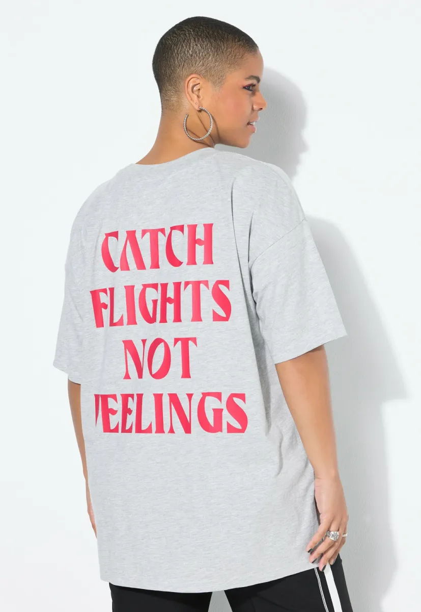 T-Shirt print - mottled grey