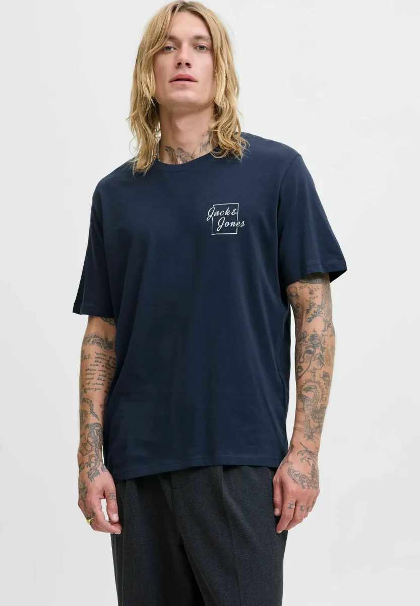 T-Shirt print - navy blazer