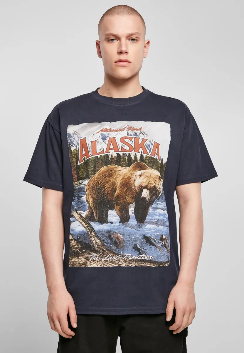 T-Shirt print - navy