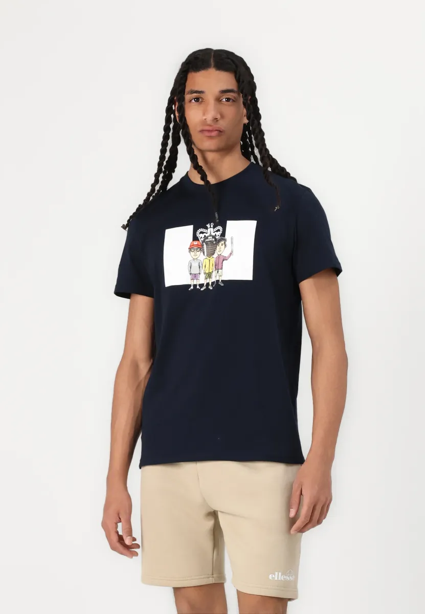 T-Shirt print - navy