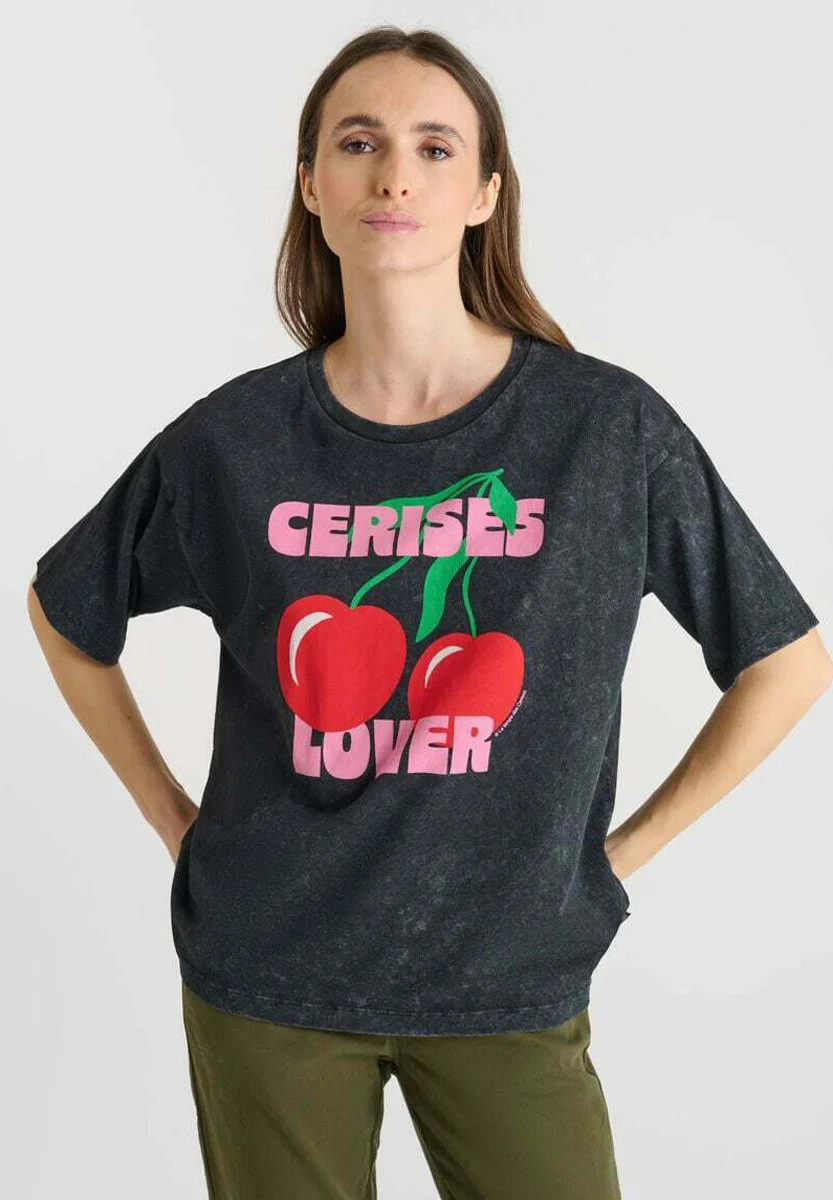 T-Shirt print - noir