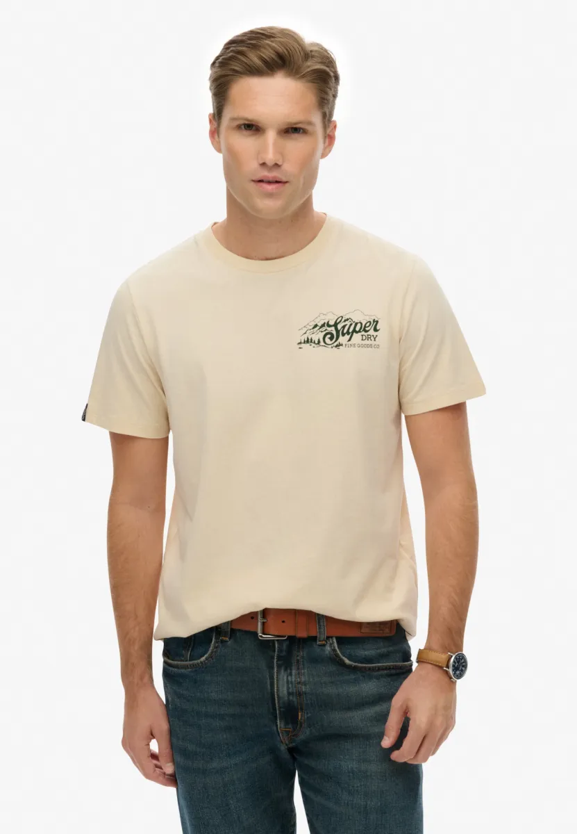 T-Shirt print - oatmeal beige