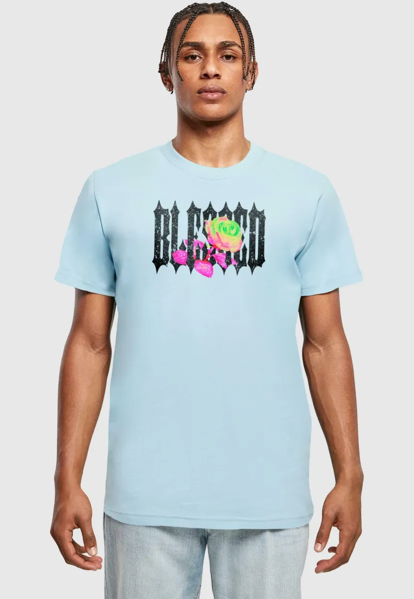 T-Shirt print - ocean blue