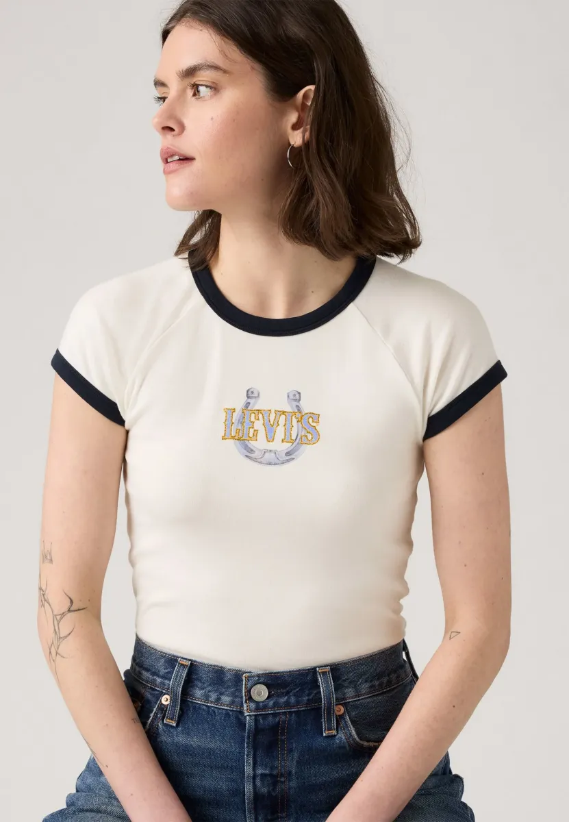 T-Shirt print - off-white