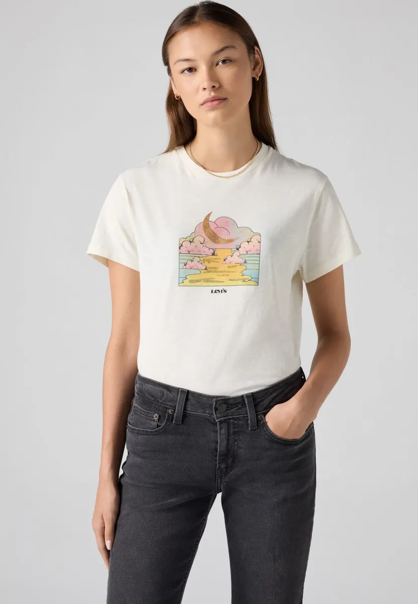 T-Shirt print - off-white