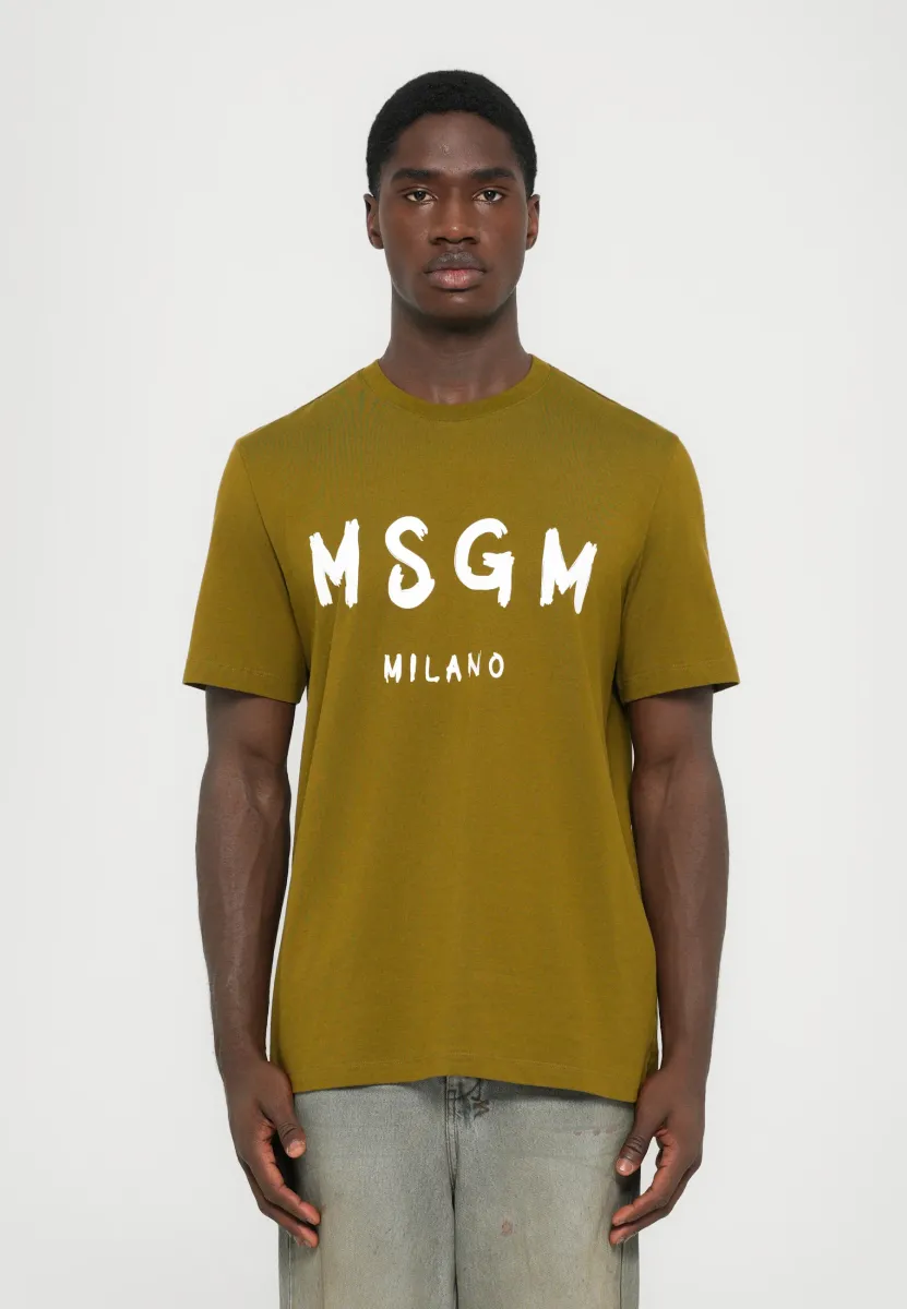 T-Shirt print - olive green