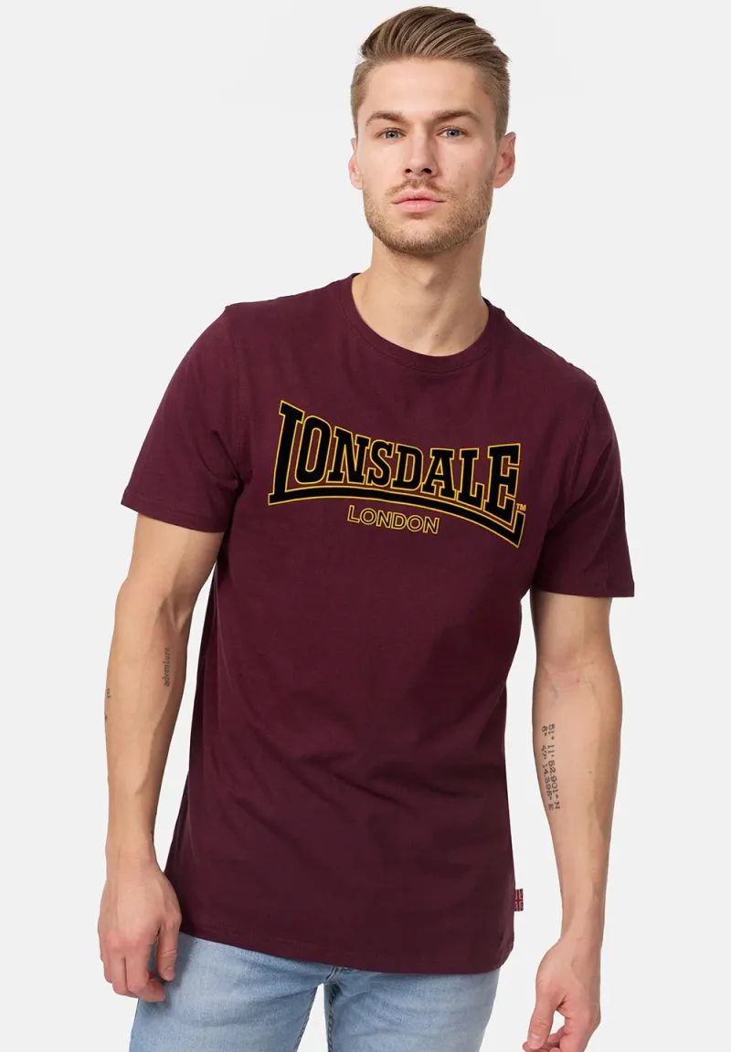 T-Shirt print - oxblood