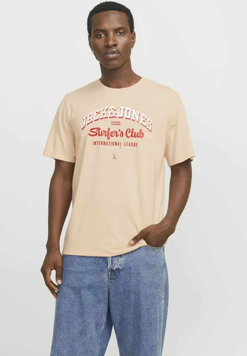 T-Shirt print - peach parfait