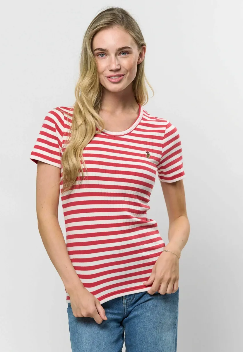 T-Shirt print - poinsettia