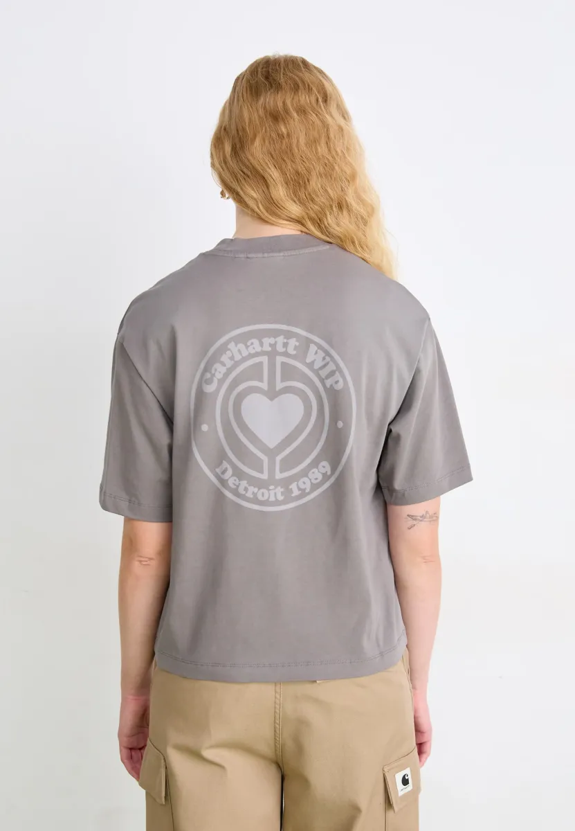 T-Shirt print - porphyry stone dyed