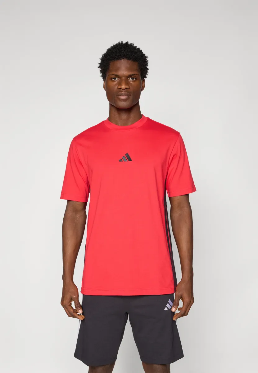 T-Shirt print - pure ruby/black