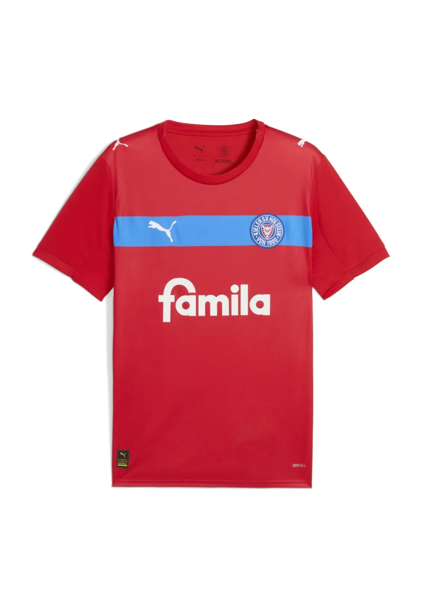 T-Shirt print - red ignite blue white