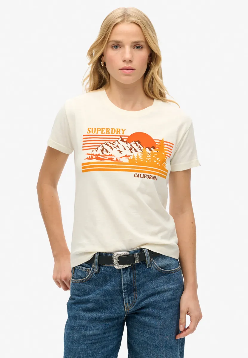 T-Shirt print - riff white